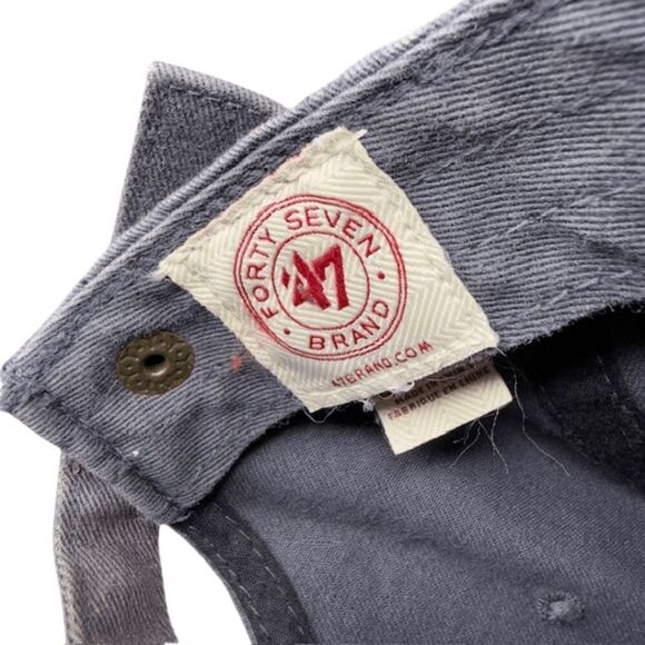 47 Brand Men's Strapback Officially Licensed Collegiate Golf Hat Gray One Size C - Picture 6 of 6